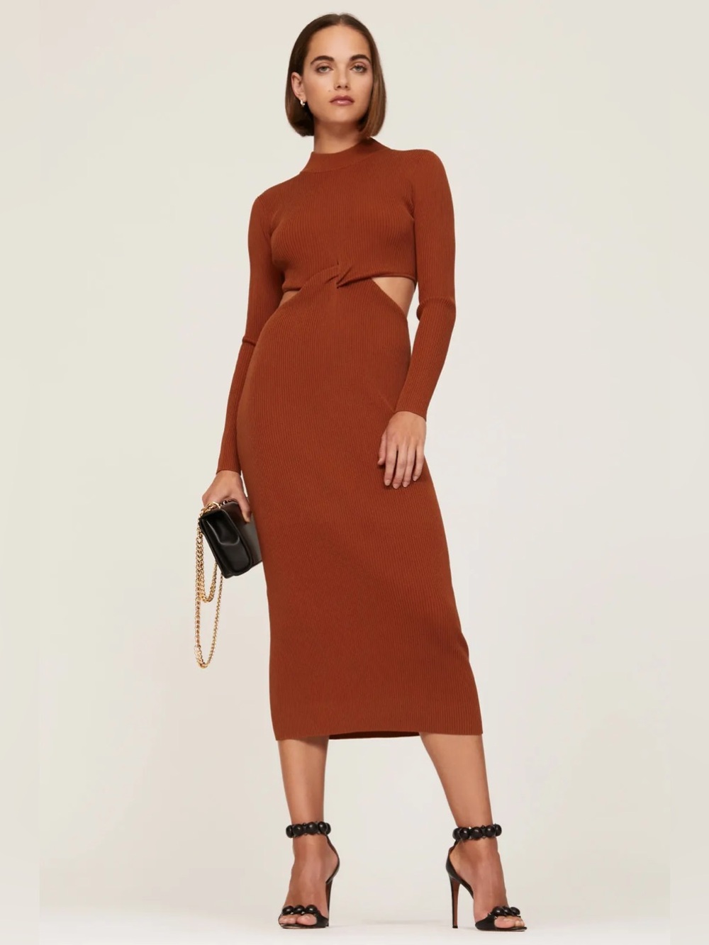 RTR Ronny Kobo Cut Out Knit Dress (0470)